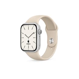 Apple Watch Series 9 (2023) GPS + Cellular 41 mm - Acciaio inossidabile Argento - Cinturino Sport Galassia