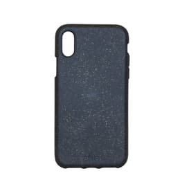Cover iPhone XS - Materiale naturale - Nero