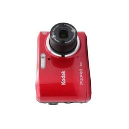 Macchina fotografica compatta Kodak pixpro x42 Rosso + Obiettivo PIXPRO Aspheric Zoom Lens 27-108mm F 3.0-6.6