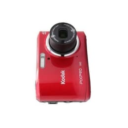 Macchina fotografica compatta Pixpro X42 - Rosso + Kodak Pixpro Aspheric Zoom Lens 27-108mm f/3-6.6 f/3-6.6