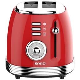 Tostapane Cecotec Toast&Taste 800 Vintage Red 2 fessure -
