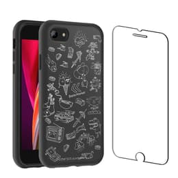 Back Market Cover iPhone 7/8 e shermo protettivo - Plastica riciclata - Nero & Bianco