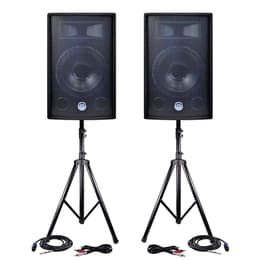 Bm Sonic PACK Sono BMS-1812 2400W SUB Actif 46cm - 2 enceintes 30cm + Câbles Altoparlanti PA