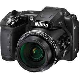 Fotocamera Bridge compatta CoolPix L840 - Nero + Nikon Nikkor 38X Wide Optical Zoom ED VR 4.0-152mm f/3-6.5 f/3-6.5