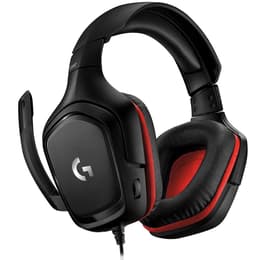 Cuffie gaming a filo con microfono Logitech G332 - Nero/Rosso