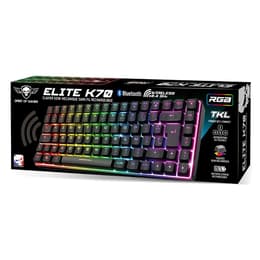 Spirit Of Fire Tastiera AZERTY Francese wireless retroilluminata Elite-K50