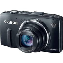 Macchina fotografica compatta PowerShot SX280 HS - Nero + Canon Canon Zoom Lens 25-500 mm f/3.5-6.8 IS f/3.5-6.8