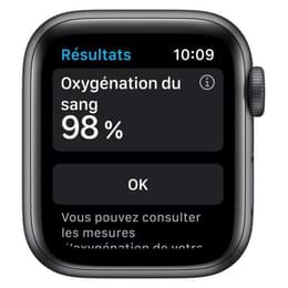 Apple Watch Series 6 (2020) GPS + Cellular 44 mm - Alluminio Grigio Siderale - Cinturino Sport Nero