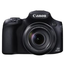 Fotocamera Bridge compatta PowerShot SX60 HS - Nero + Canon Zoom Lens 65x IS 3.8-247.0mm 3.4-6.5 usm f/3.4-6.5