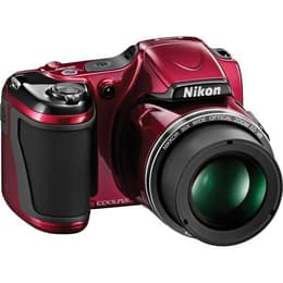 CoolPix L820 - Rosso + Nikon Nikkor 30X Optical Zoom 22.5-675 mm f/3-5.8 f/3-5.8