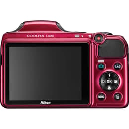 CoolPix L820 - Rosso + Nikon Nikkor 30X Optical Zoom 22.5-675 mm f/3-5.8 f/3-5.8