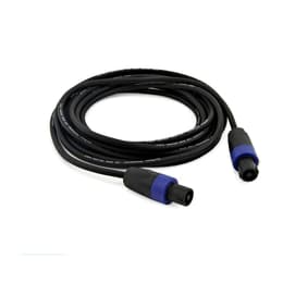 Lot de 4 Câbles Speakon mâle / mâle 10 m pour enceintes SOUNDLAB GO38ZG Cavo