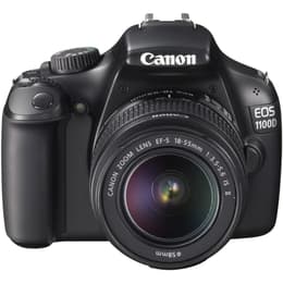 Reflex Canon EOS 1100D - Nero + Obiettivo Canon EF-S 18-55mm f/3.5-5.6
