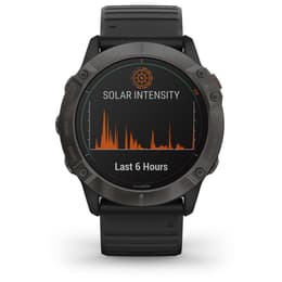 Smart Watch Garmin Cardiofrequenzimetro GPS Fenix 6X Pro Solar Edition - Nero