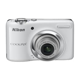 Macchina fotografica compatta CoolPix L25 - Bianco + Nikon Nikkor 5X Wide Optical Zoom ED 26-130mm f/2.7-6.8 f/2.7-6.8