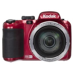 Fotocamera Bridge compatta PixPro AZ361 - Rosso + Kodak PixPro Aspheric HD Zoom Lens 36X Wide 24-864mm f/2.9-5.7 f/2.9-5.7