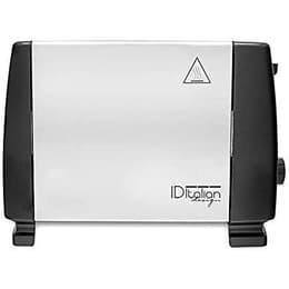 Tostapane Italian Design IDTDP2 2 fessure - Nero/Argento