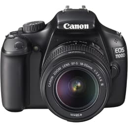Reflex -CANON EOS 1100D - Nero + Obiettivo Canon Zoom Lens EF-S 18-55mm f/3.5-5.6 III