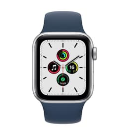 Apple Watch Series SE 1 (2020) GPS 44 mm - Alluminio Argento - Cinturino Sport Blu