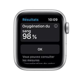 Apple Watch (Series SE) 2020 GPS 44 mm - Alluminio Argento - Cinturino Sport Blu