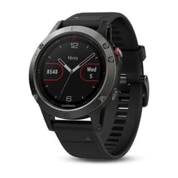 Smart Watch Garmin Cardio­frequenzimetro GPS Fenix 5 Sapphire - Nero