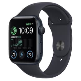 Apple Watch (Series SE) 2022 GPS 44 mm - Alluminio Mezzanotte - Cinturino Sport Nero