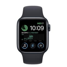 Apple Watch (Series SE) 2022 GPS 44 mm - Alluminio Mezzanotte - Cinturino Sport Nero