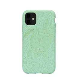 Cover iPhone 11 - Materiale naturale - Oceano turchese