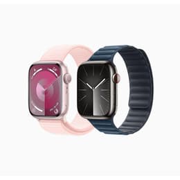 Apple Watch () 2023 GPS 45 mm - Alluminio Argento - Cinturino Sport Rosa