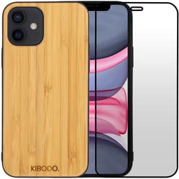 Cover iPhone 11 e shermo protettivo - Legno - Marrone