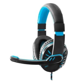 Cuffie riduzione del rumore gaming a filo con microfono Esperanza Elektroid - Blu