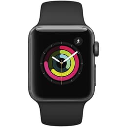 Apple Watch (Series 3) 2017 GPS 42 mm - Alluminio Grigio - Cinturino Sport Nero