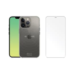Back Market Cover iPhone 13 Pro e shermo protettivo - GRS 4.0 Plastica riciclata - Trasparente