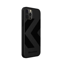 Back Market Cover iPhone 12 / iPhone 12 Pro e shermo protettivo - Plastica riciclata - Nero (Chevron)