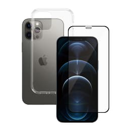 Cover 360 iPhone 12 Pro Max e shermo protettivo - TPU - Trasparente