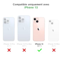 Back Market Cover iPhone 13 e shermo protettivo - Plastica riciclata - Nero