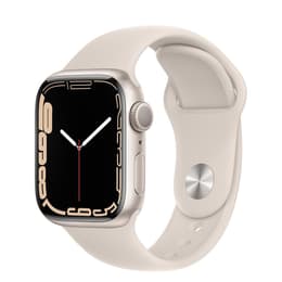 Apple Watch (Series 7) 2021 GPS + Cellular 41 mm - Alluminio Argento - Cinturino Sport Galassia