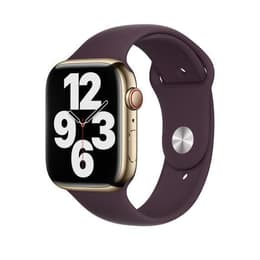 Apple Watch (Series 7) 2021 GPS + Cellular 41 mm - Acciaio inossidabile Oro - Cinturino Sport