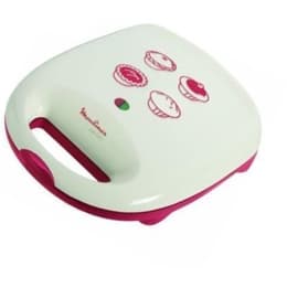 Moulinex Pie&co SM220512 Piastra per Waffle + Piastra per panini