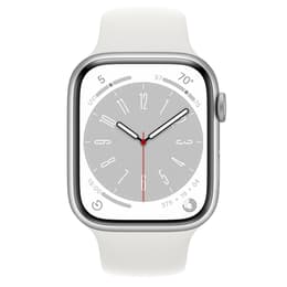 Apple Watch Series 9 (2023) GPS + Cellular 45 mm - Alluminio Argento - Cinturino Sport Bianco