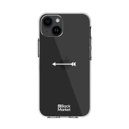 Back Market Cover iPhone 14 e shermo protettivo - 60% Plastica riciclata - Trasparente