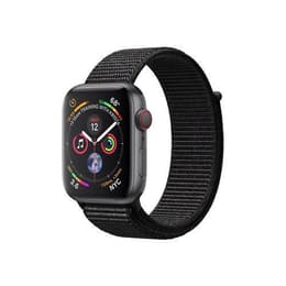 Apple Watch (Series 4) 2018 GPS + Cellular 44 mm - Alluminio Nero siderale - Cinturino Sport Nero
