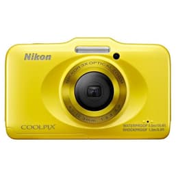 Macchina fotografica compatta Coolpix S31 - Giallo + Nikon Nikkor 3x 29-87mm f/3.3-5.9 f/3.3-5.9