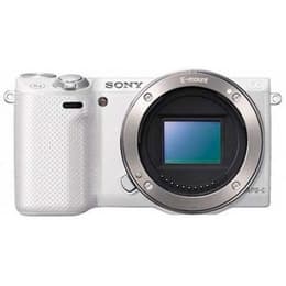 Macchina fotografica ibrida Alpha Nex-5N - Bianco + Sony Sony 18-55 mm f/3.5-5.6 OSS f/3.5-5.6