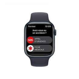 Apple Watch Series 8 (2022) GPS 45 mm - Alluminio Mezzanotte - Cinturino Sport Nero