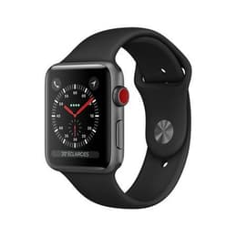 Apple Watch (Series 3) 2017 GPS + Cellular 38 mm - Alluminio Grigio Siderale - Cinturino Sport Nero