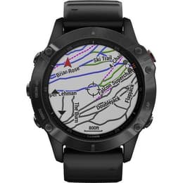 Smart Watch Garmin Cardiofrequenzimetro GPS Fenix 6 Sapphire - Nero