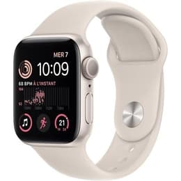 Apple Watch (Series SE) 2022 GPS + Cellular 40 mm - Alluminio Galassia - Cinturino Sport Galassia