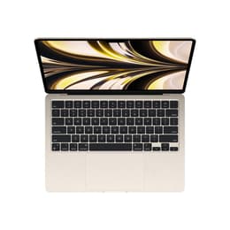 MacBook Air 13" (2022) - Apple M2 con CPU 8-core e GPU 10-Core - 16GB RAM - SSD 512GB - AZERTY - Francese