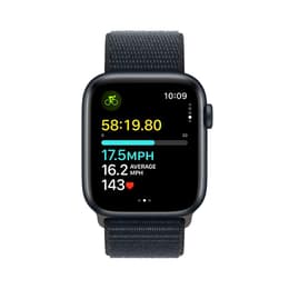 Apple Watch Series SE 2 (2022) GPS 44 mm - Alluminio Mezzanotte - Sport loop Midnight